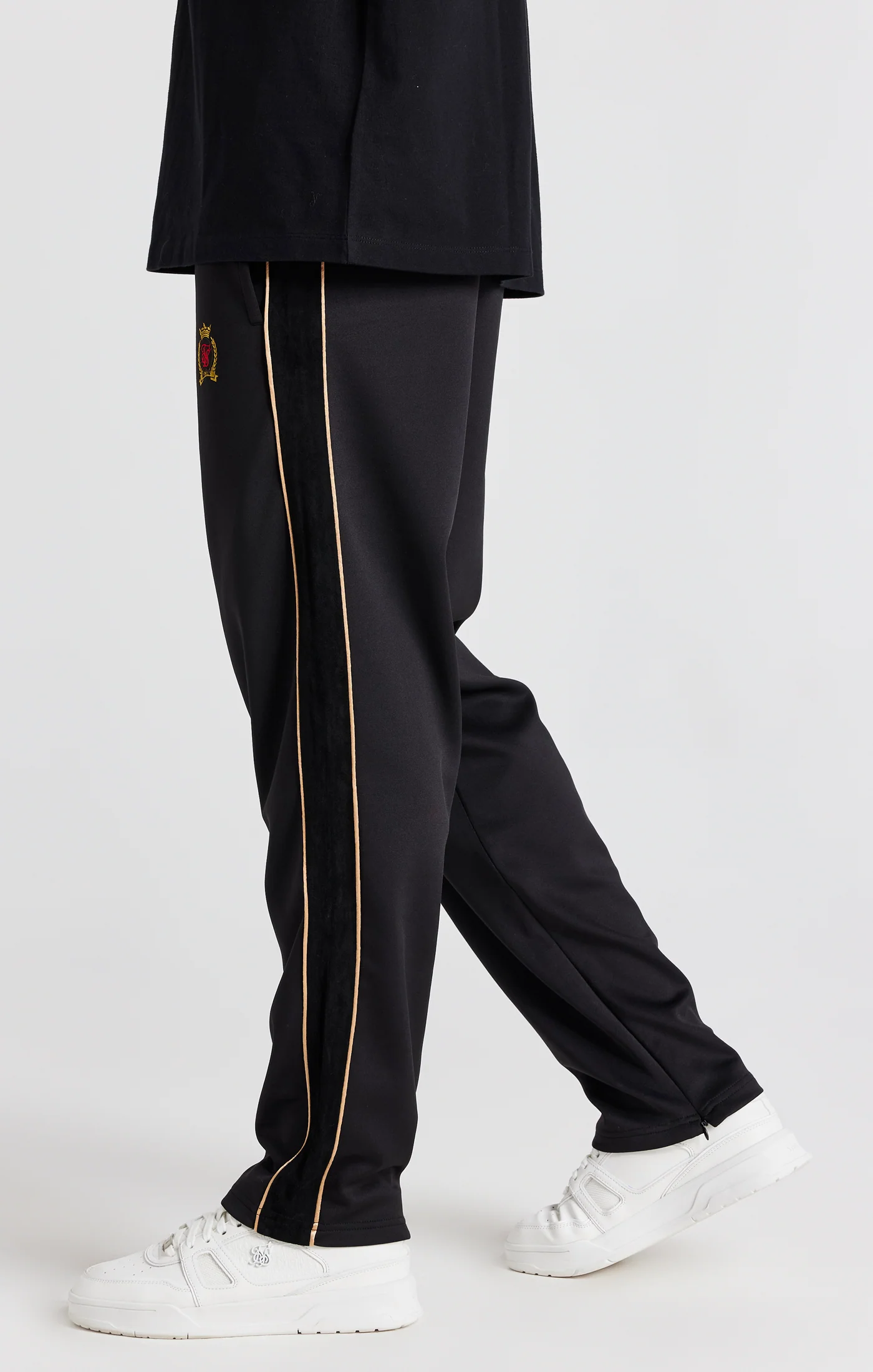 Black Crest Loose Fit Track Pant - Image 2