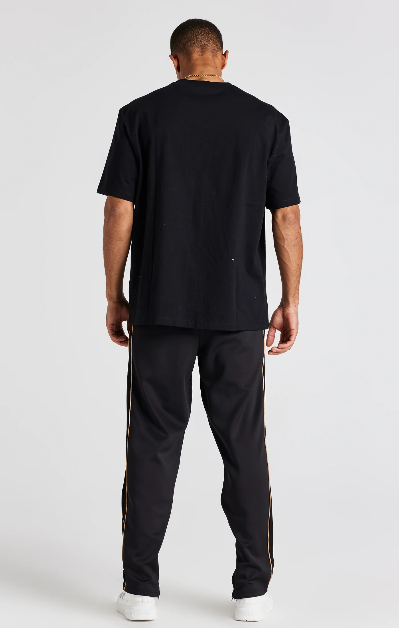 Black Crest Loose Fit Track Pant - Image 7