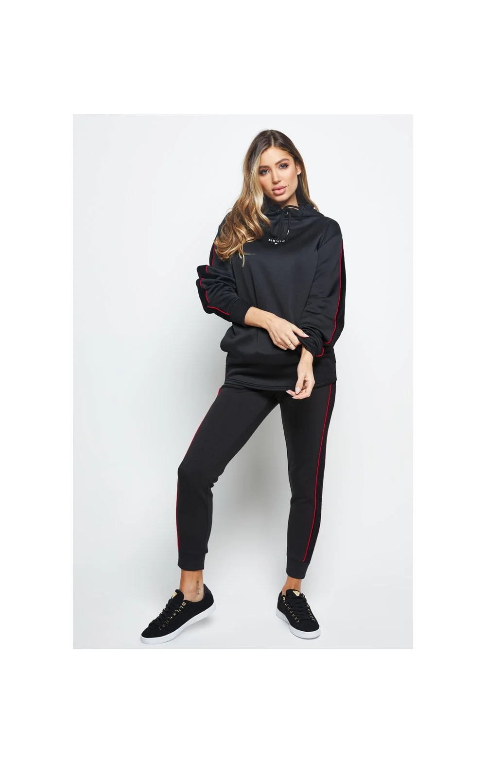 SikSilk Imperial Overhead Hoodie - Black - Image 3