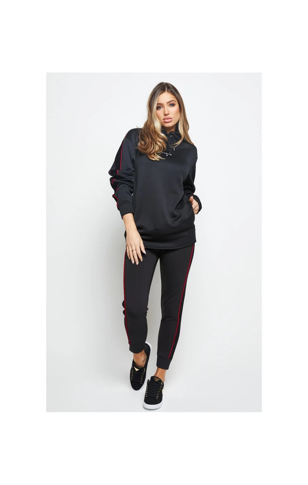 SikSilk Imperial Overhead Hoodie - Black - Image 4