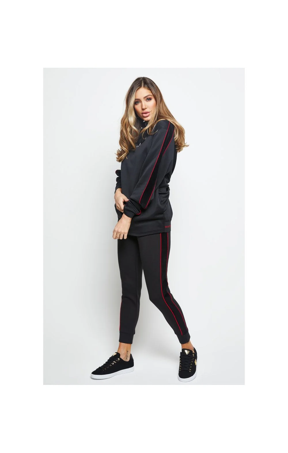 SikSilk Imperial Overhead Hoodie - Black - Image 5