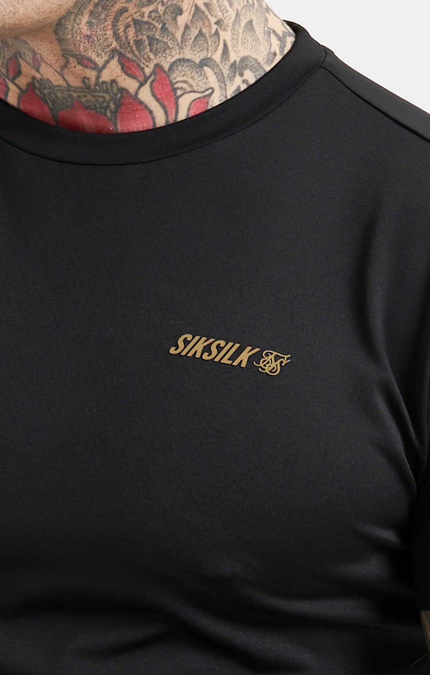 Black Sports Poly T-Shirt - Image 2
