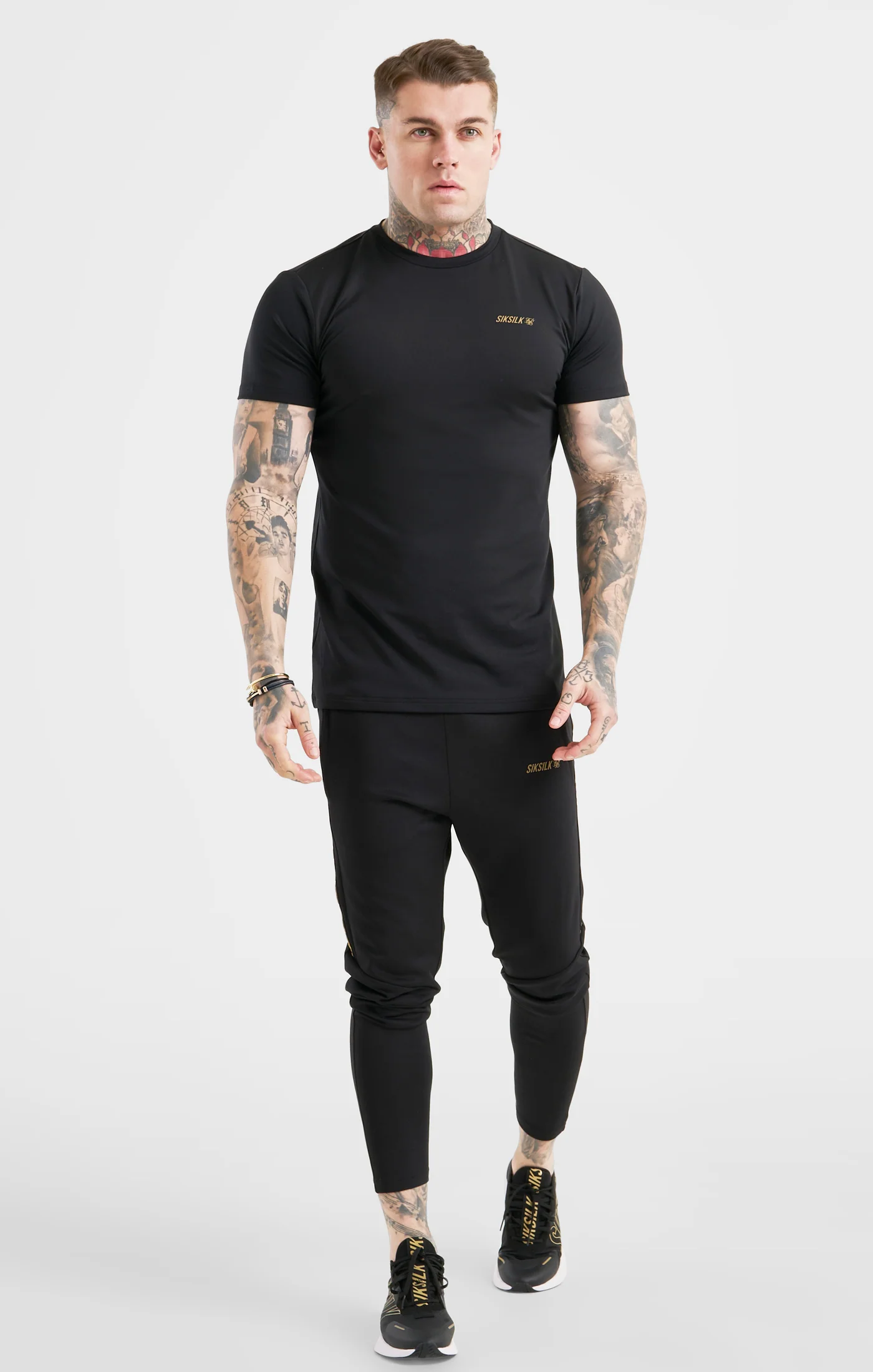 Black Sports Poly T-Shirt - Image 4