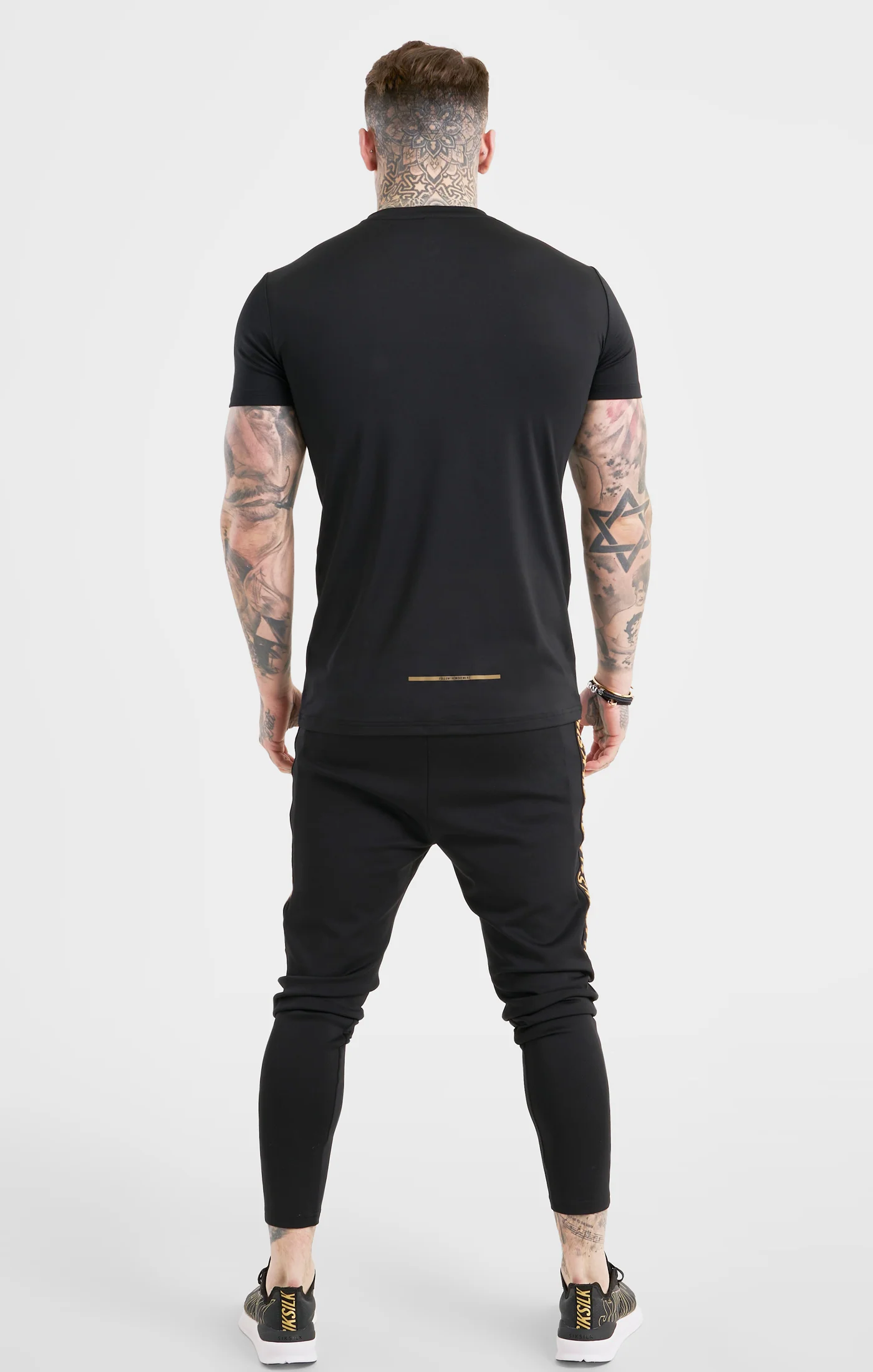 Black Sports Poly T-Shirt - Image 5