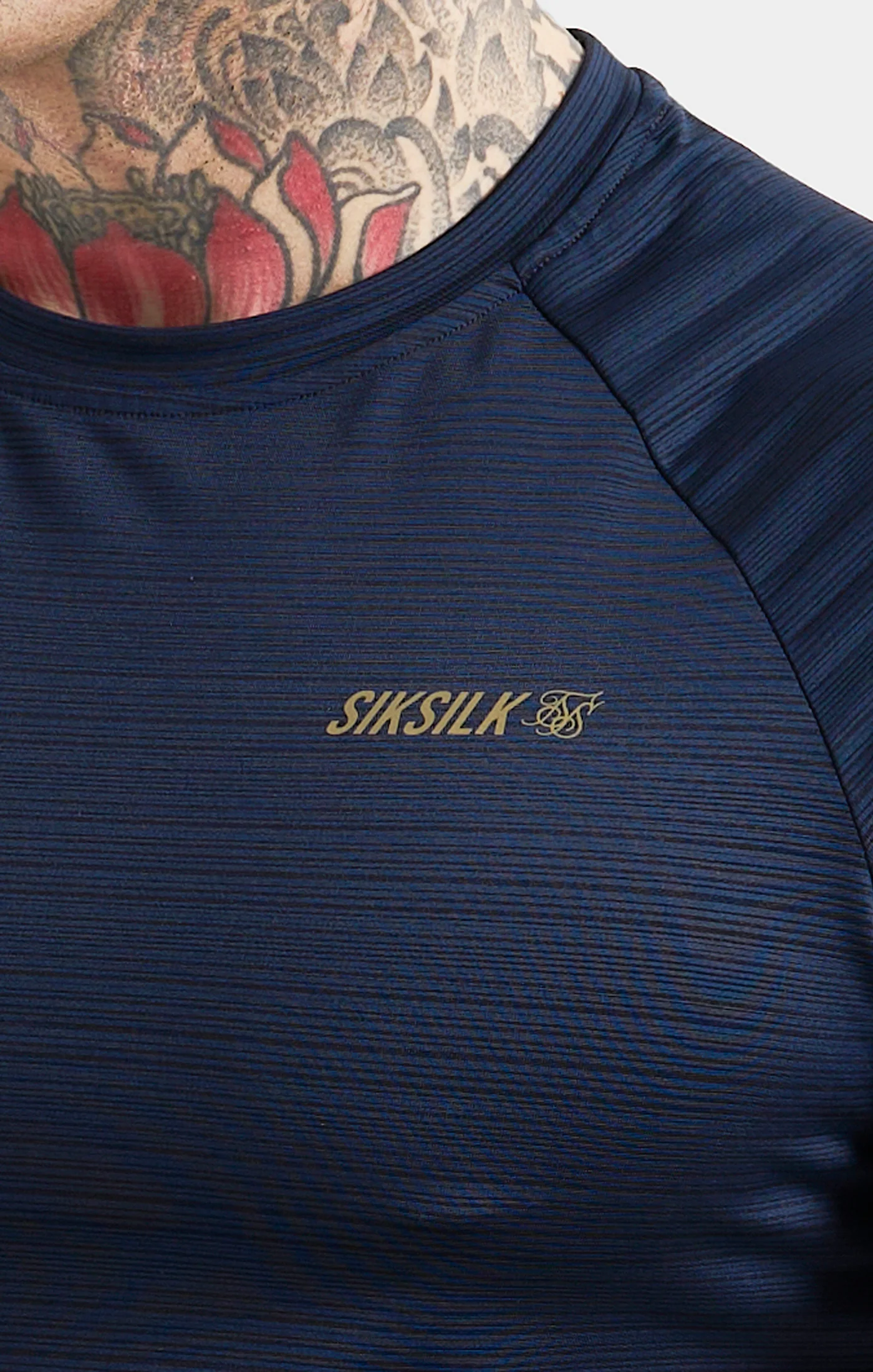 Navy Sports Poly T-Shirt - Image 2