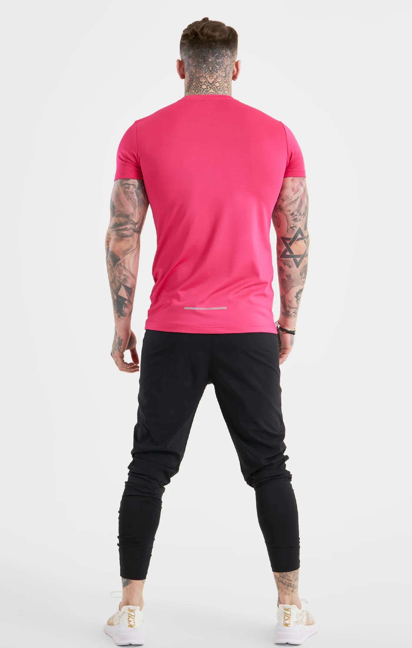 Pink Sports Poly T-Shirt - Image 5