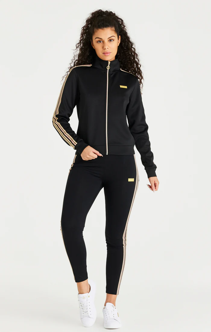 Black Funnel Neck Zip Thru - Image 5