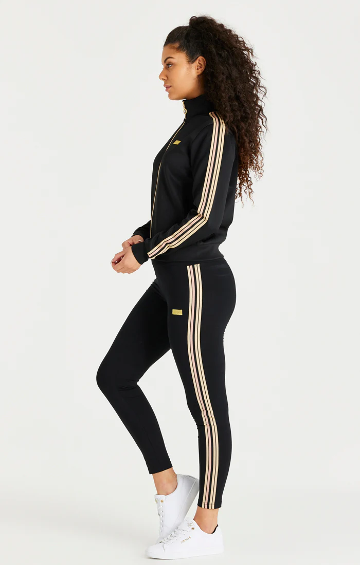 Black Funnel Neck Zip Thru - Image 6