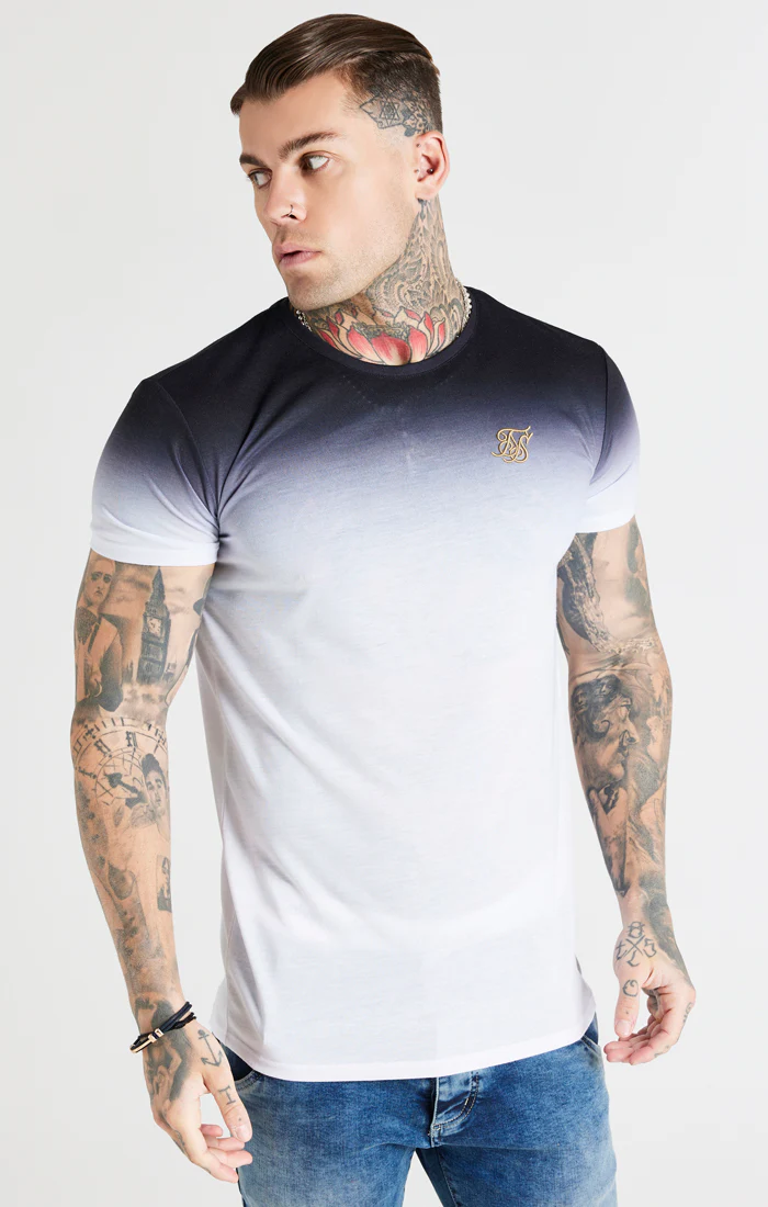 Black Fade Muscle Fit T-Shirt