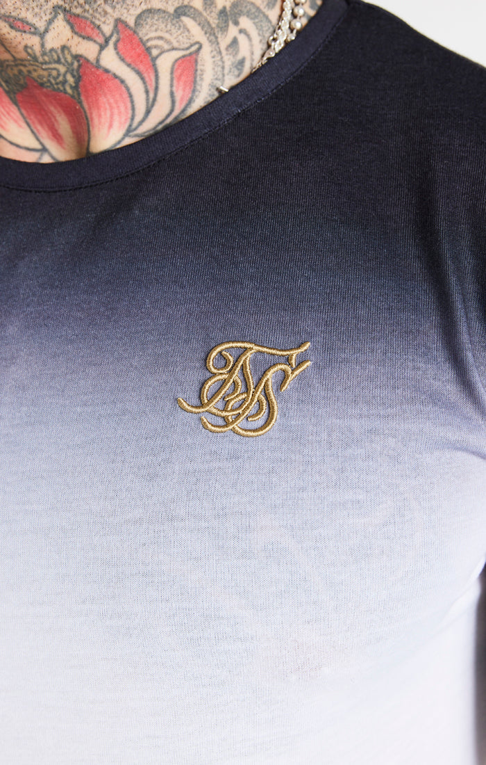 Black Fade Muscle Fit T-Shirt - Image 2
