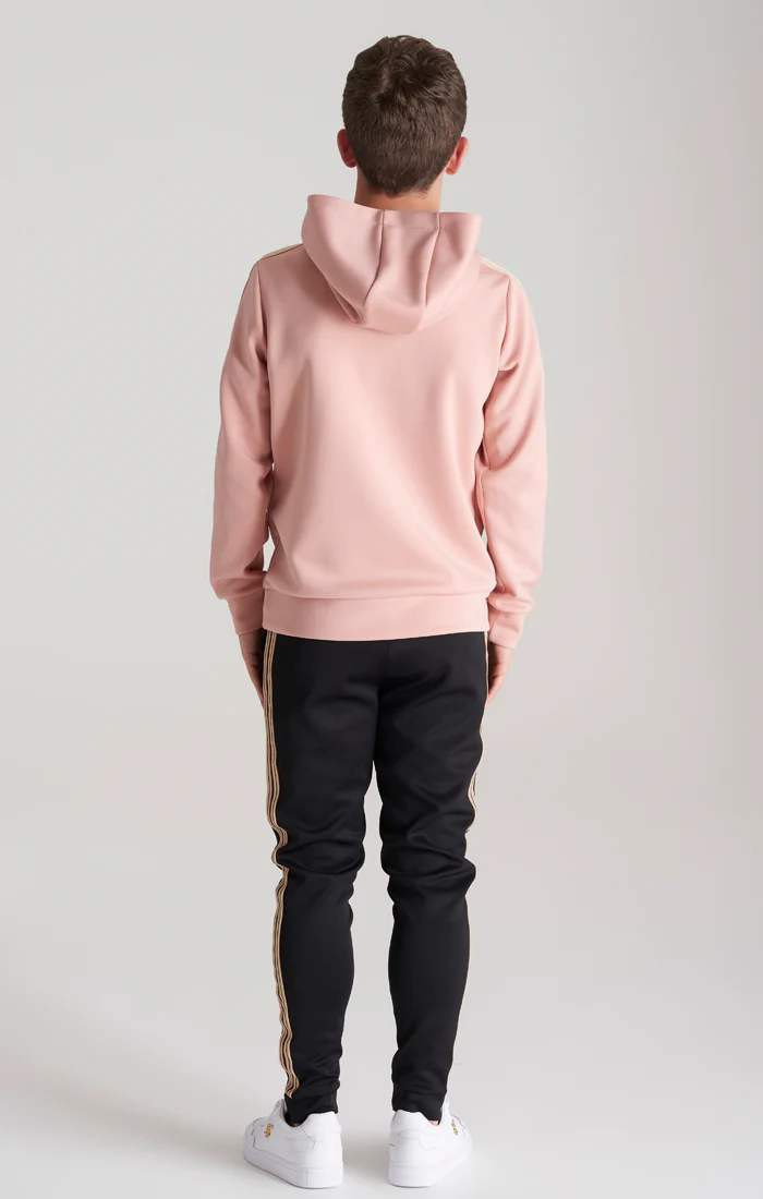 Boys Pink Taped Overhead Hoodie - Image 7