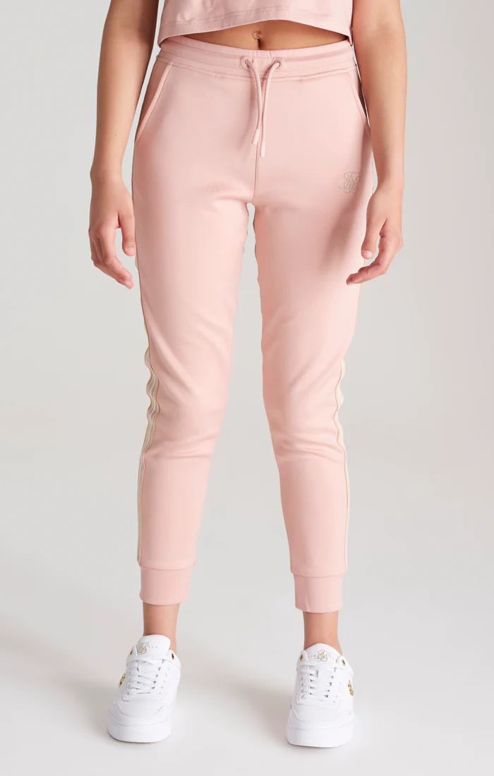 Girls Pink Taped Track Pant - Image 2