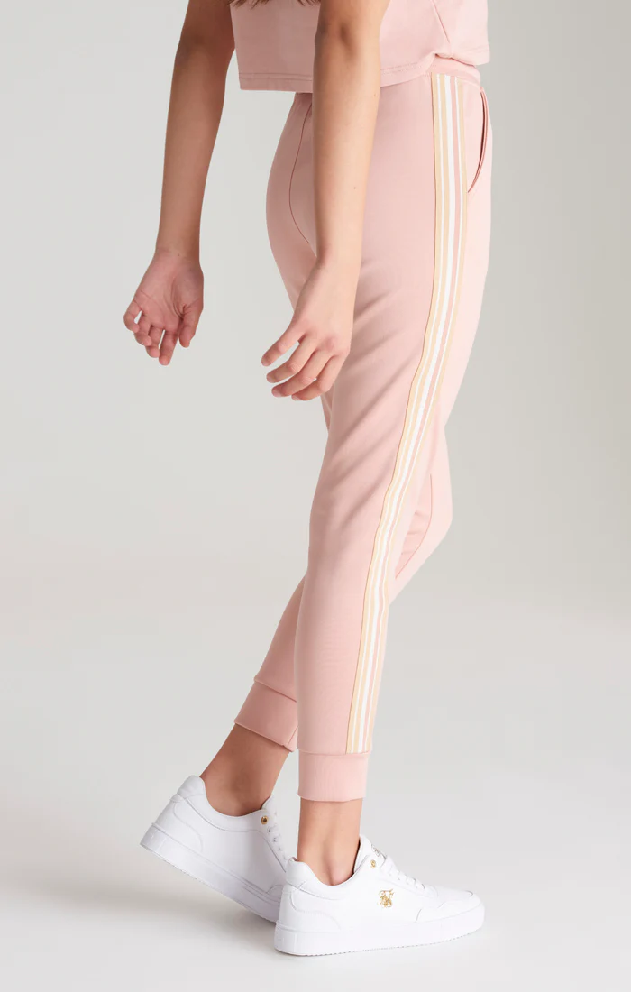 Girls Pink Taped Track Pant - Image 3