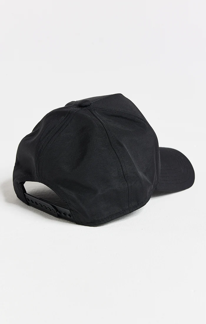 Black Infinity Nylon Trucker Cap - Image 3