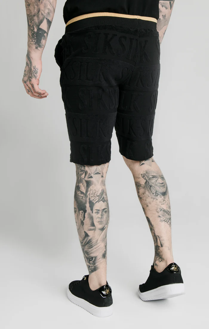 SikSilk Inverse Gym Shorts - Black - Image 3