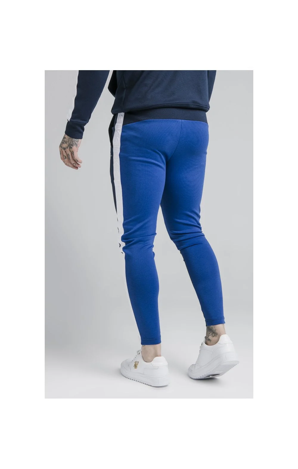 SikSilk Inverse Tape Track Pants - Navy - Image 2