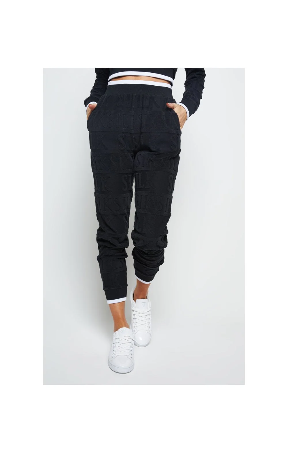SikSilk Inverse Track Pants - Black - Image 2