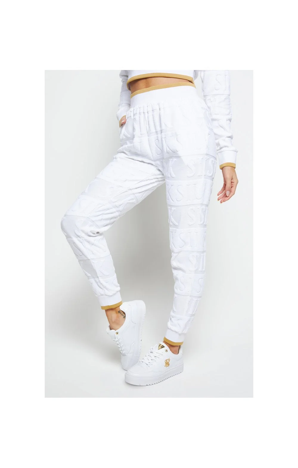 SikSilk Inverse Track Pants - White