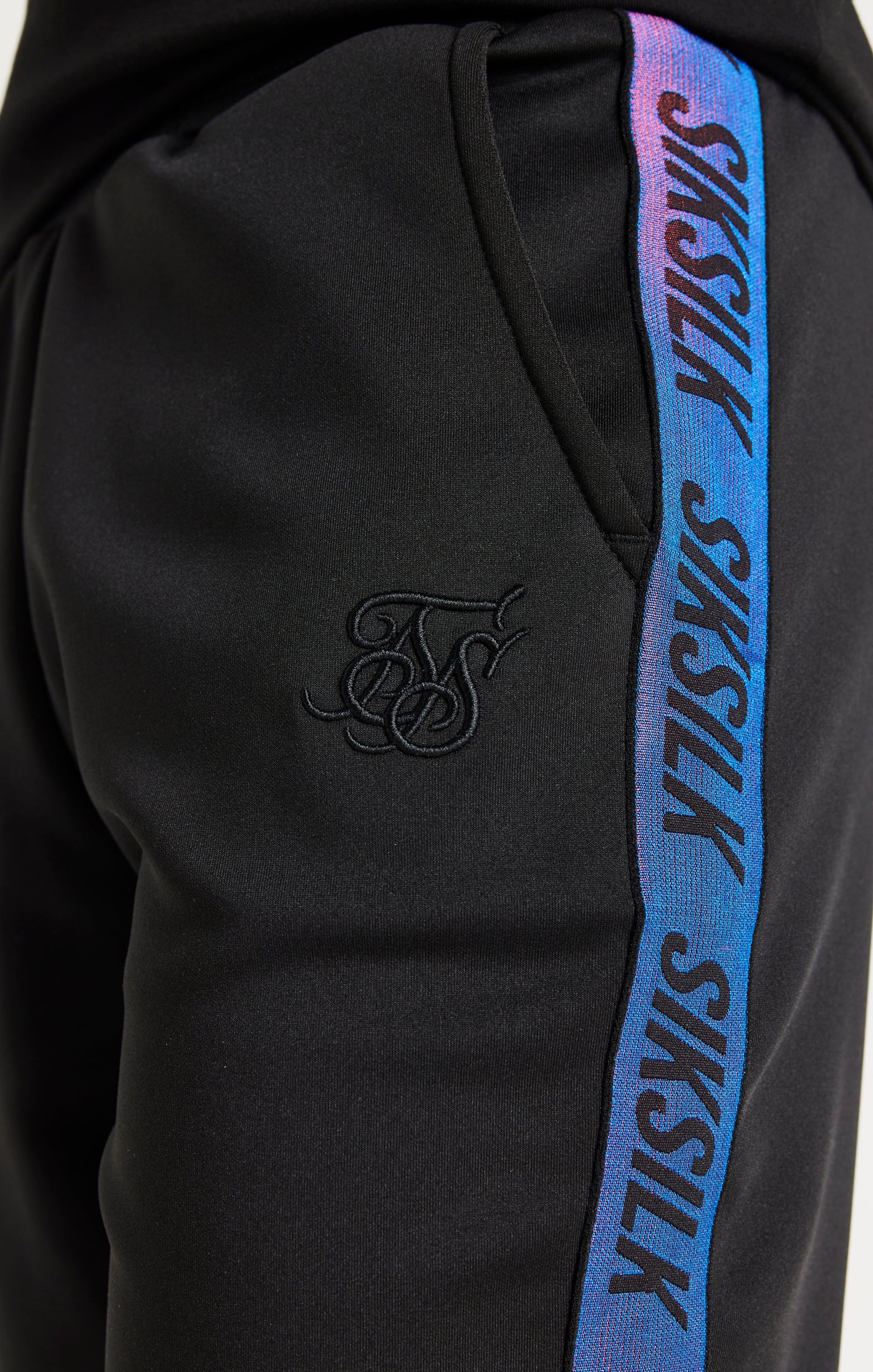 SikSilk Iridescent Shorts - Black - Image 6