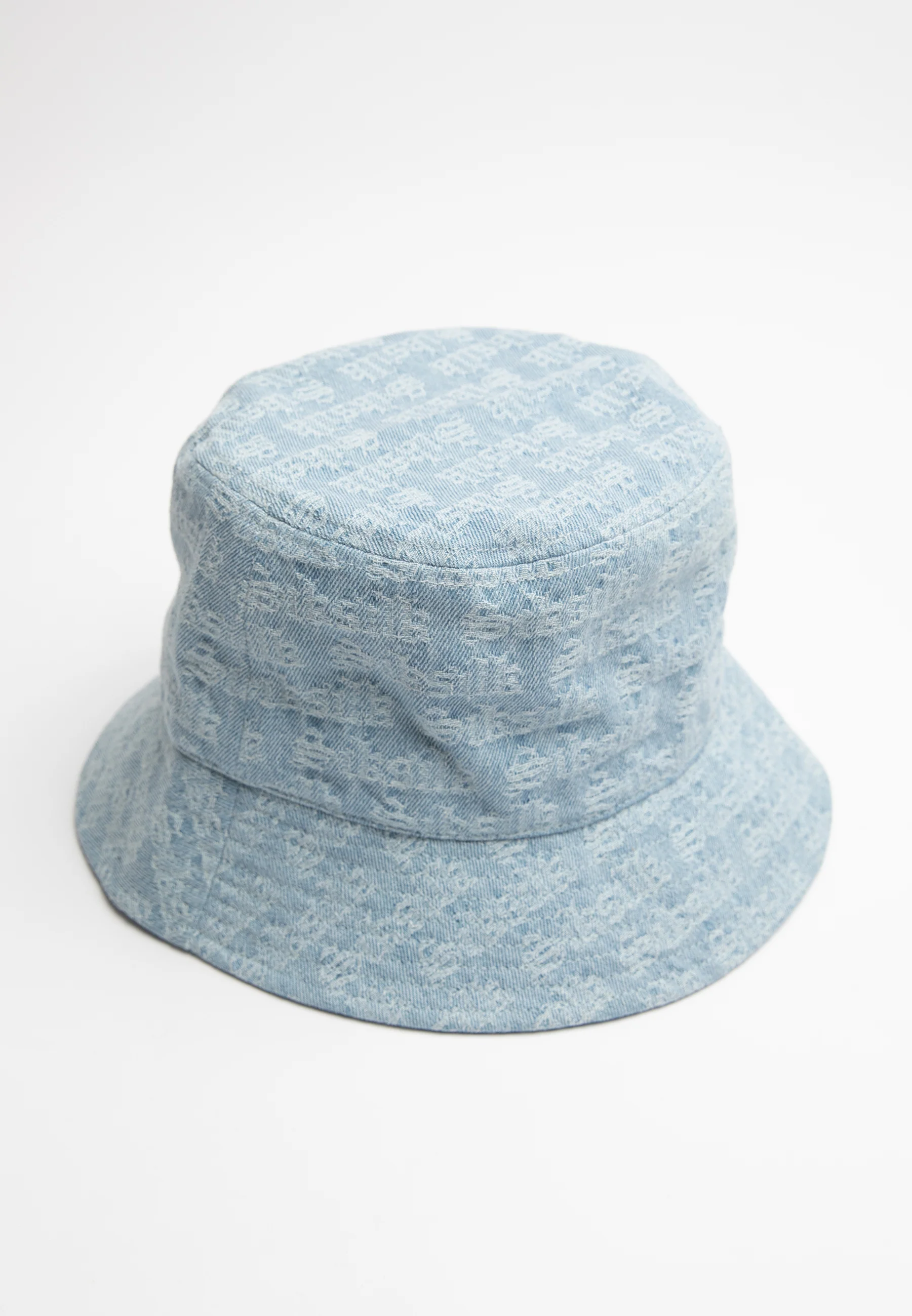 SikSilk Jacquard Denim Bucket Hat - Light Blue - Image 2