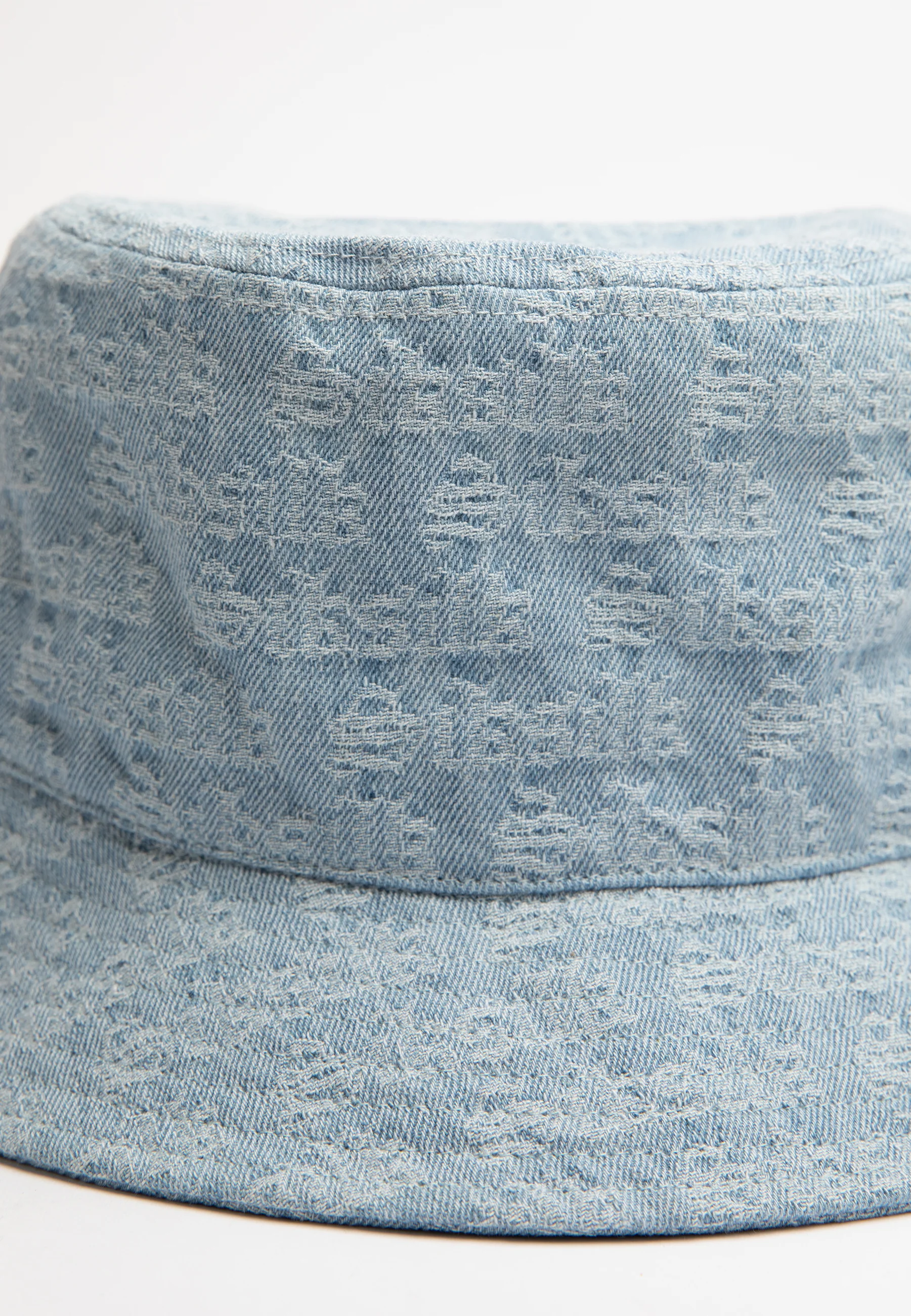 SikSilk Jacquard Denim Bucket Hat - Light Blue - Image 4