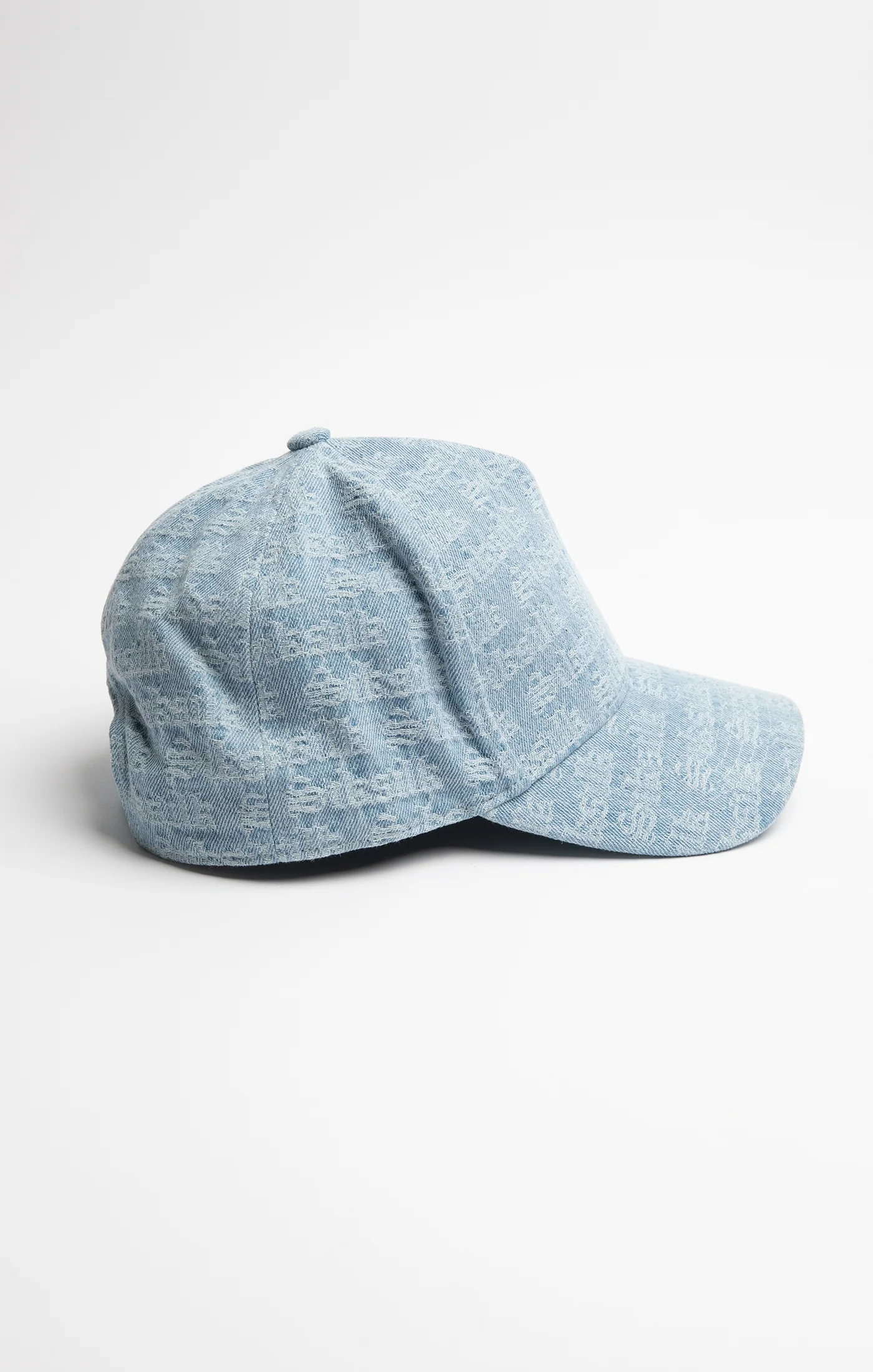 SikSilk Jacquard Denim Trucker Cap - Light Blue - Image 2