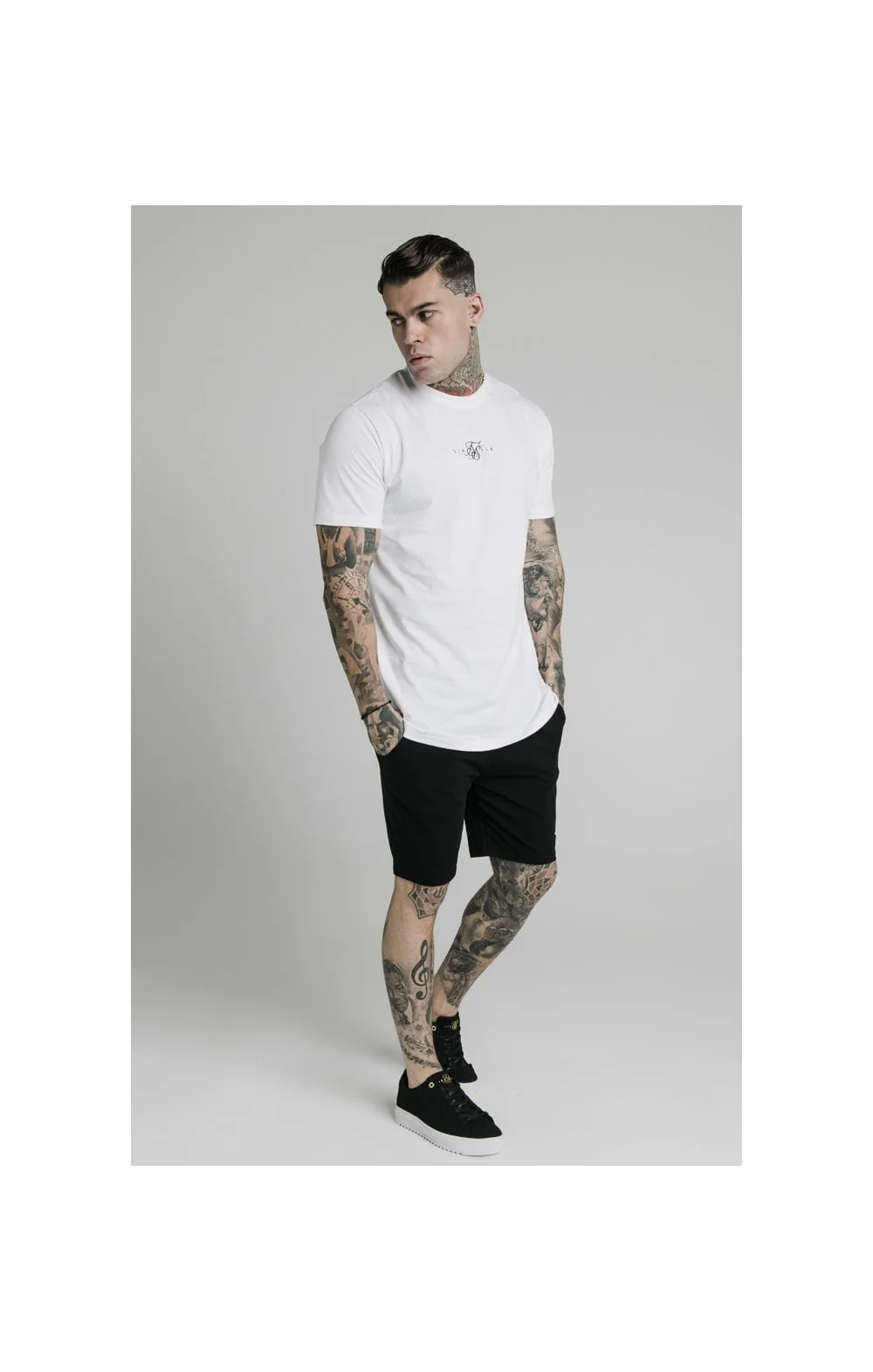 Black Essential Jersey Short - Image 3
