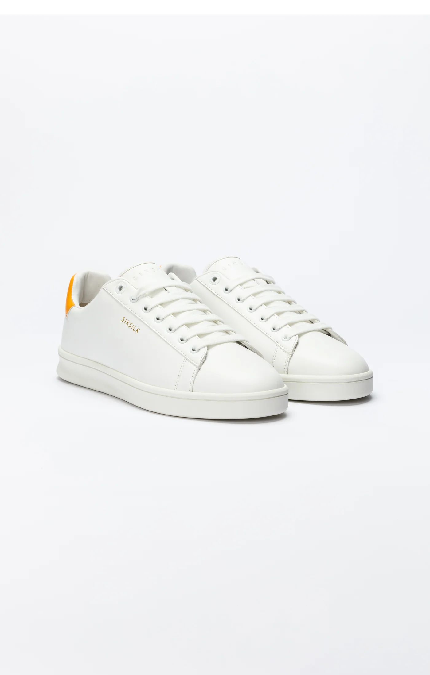 White Low-Top Casual Trainer - Image 3