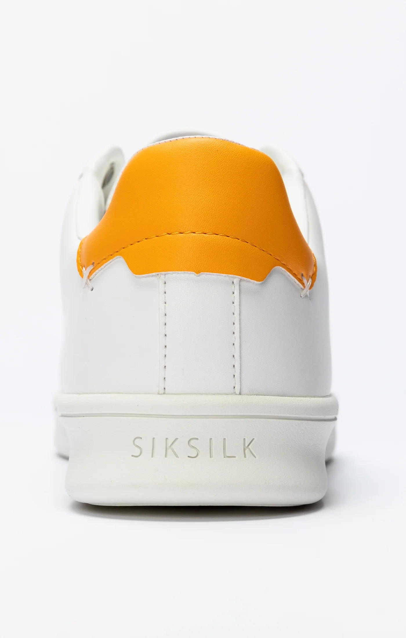 White Low-Top Casual Trainer - Image 5