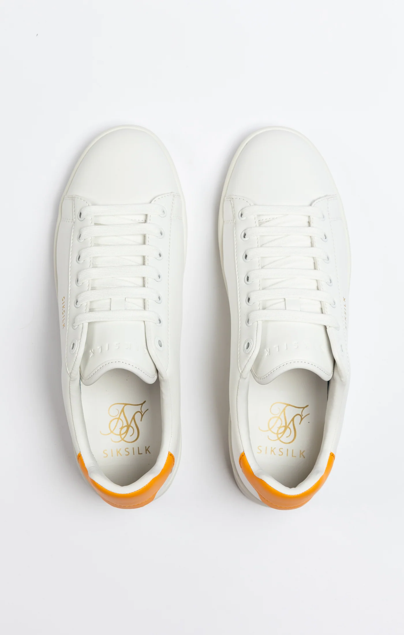 White Low-Top Casual Trainer - Image 6