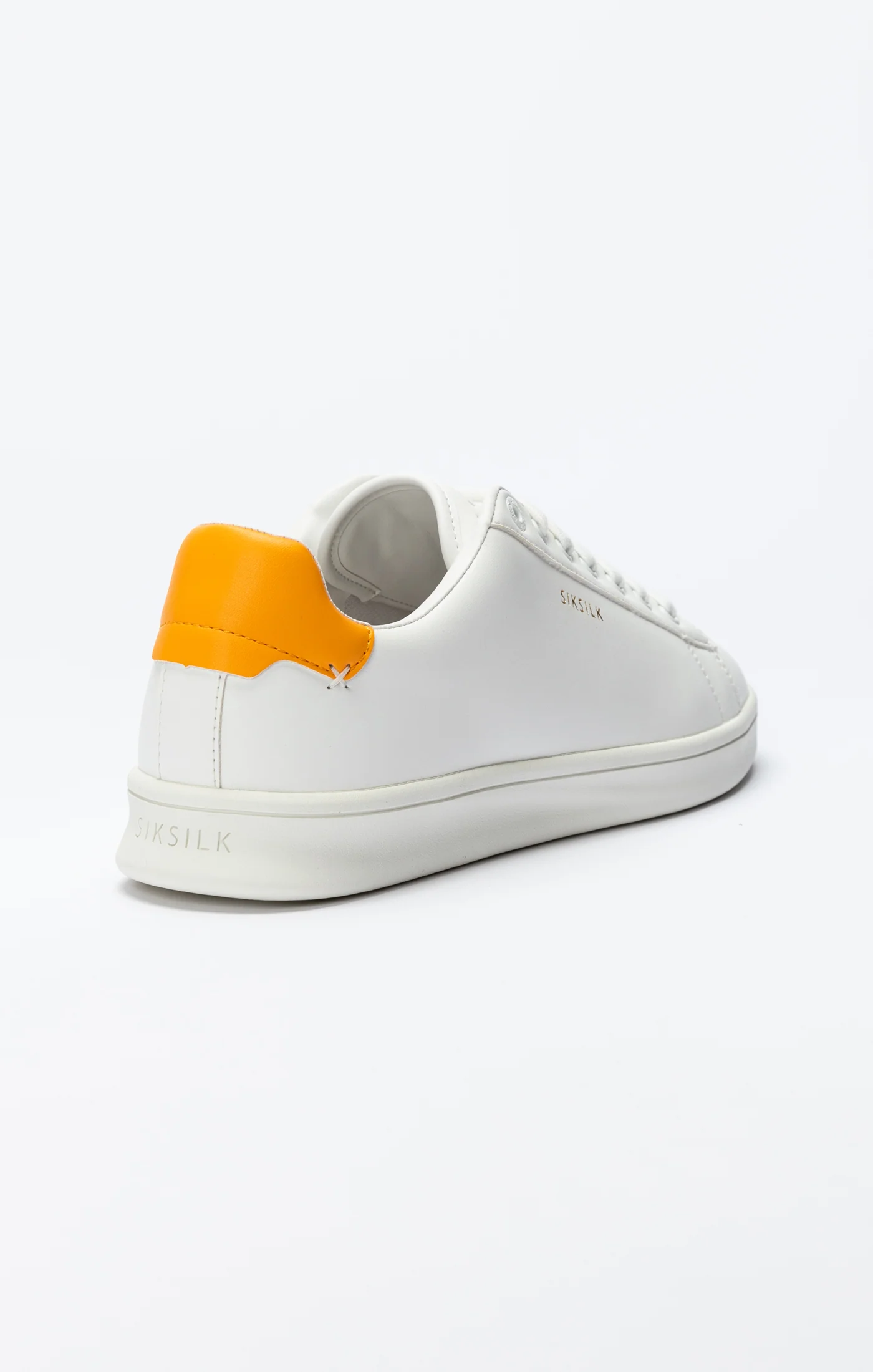White Low-Top Casual Trainer - Image 2