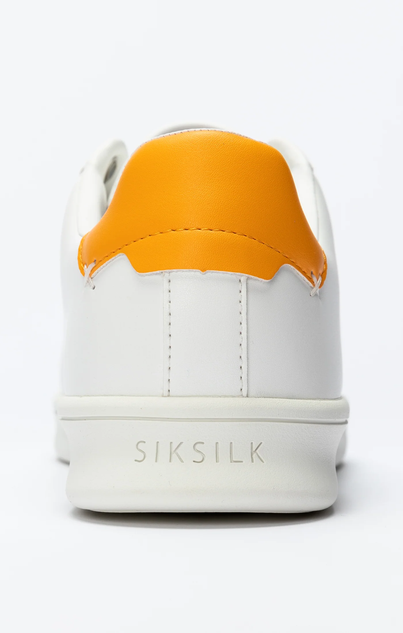 White Low-Top Casual Trainer - Image 7