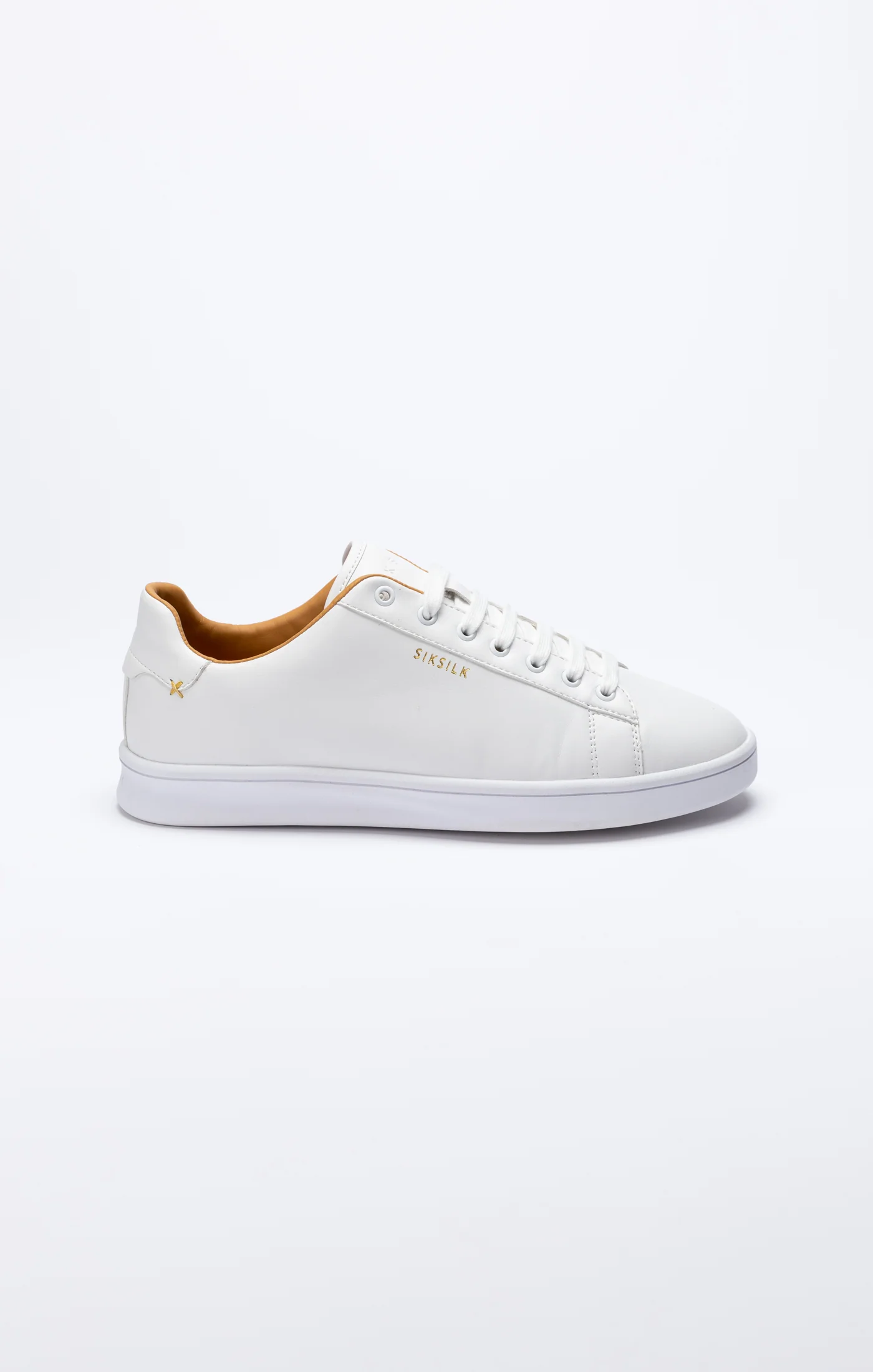 White Low-Top Casual Trainer