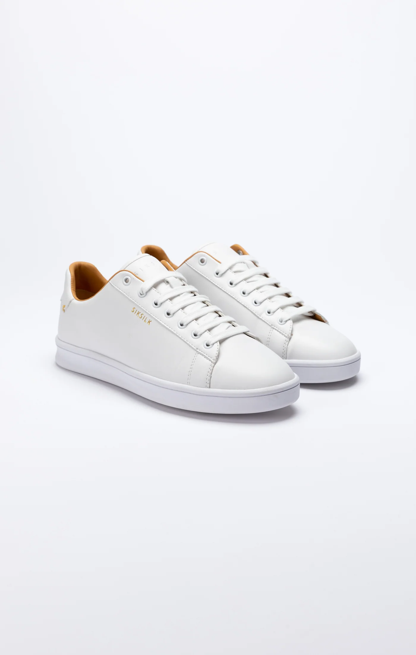White Low-Top Casual Trainer - Image 2