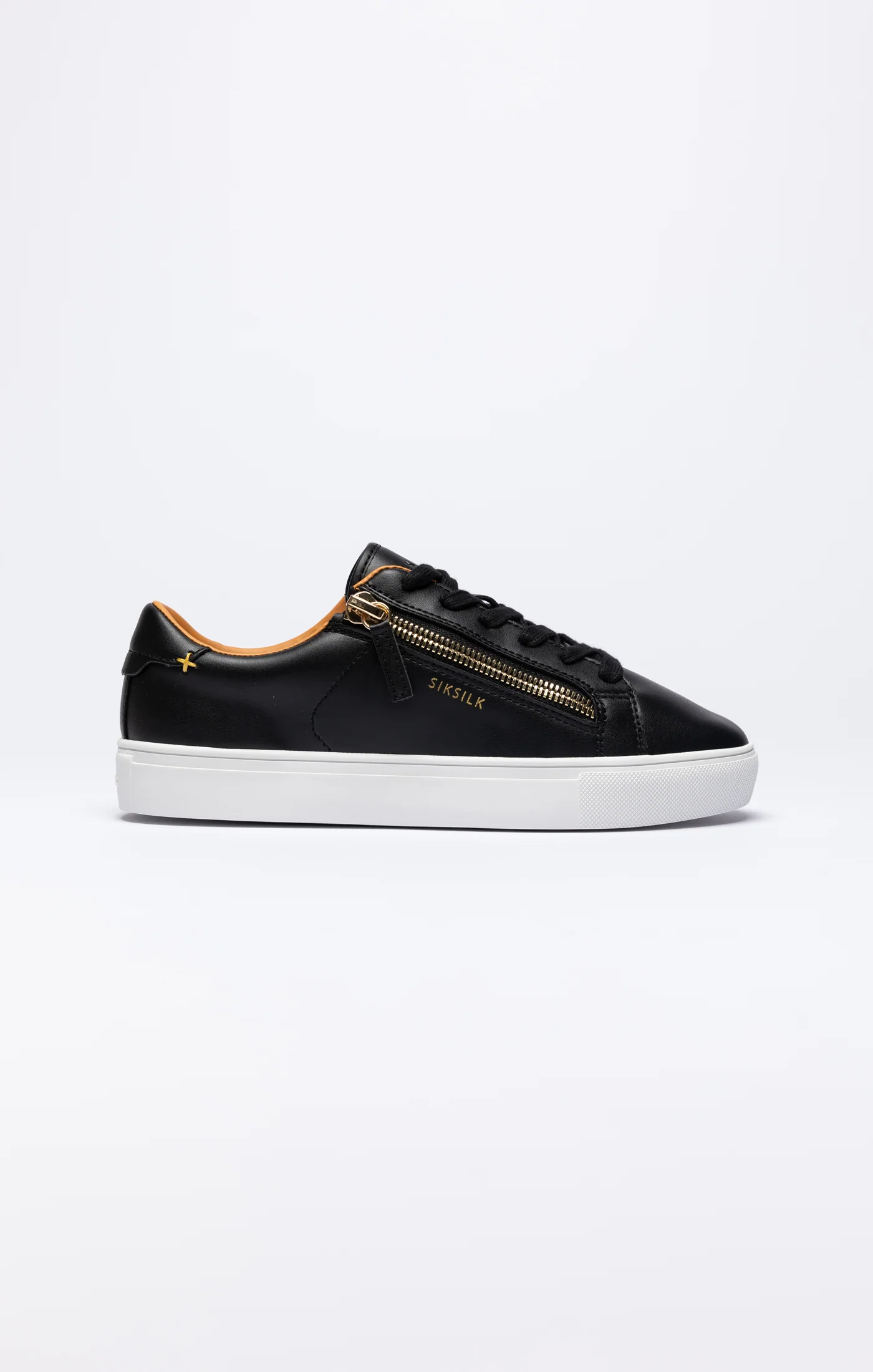 Black Classic Trainer With Functional Zip