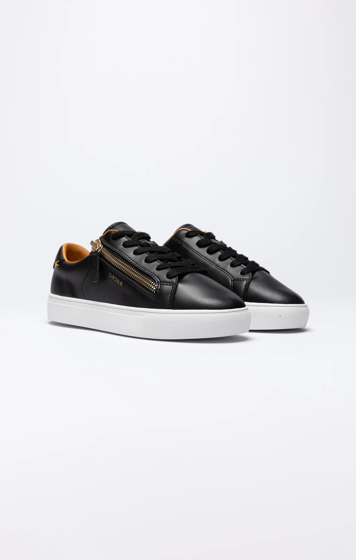 Black Classic Trainer With Functional Zip - Image 3