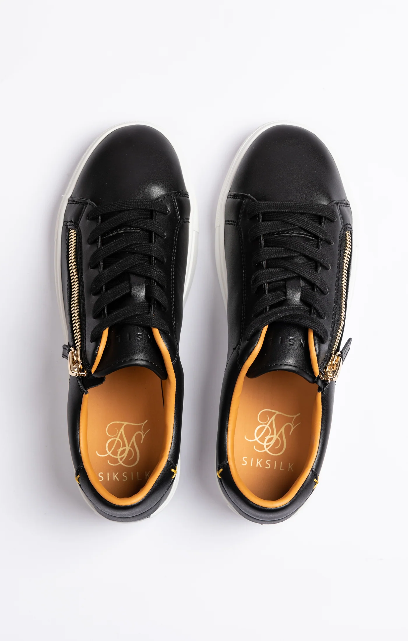 Black Classic Trainer With Functional Zip - Image 4