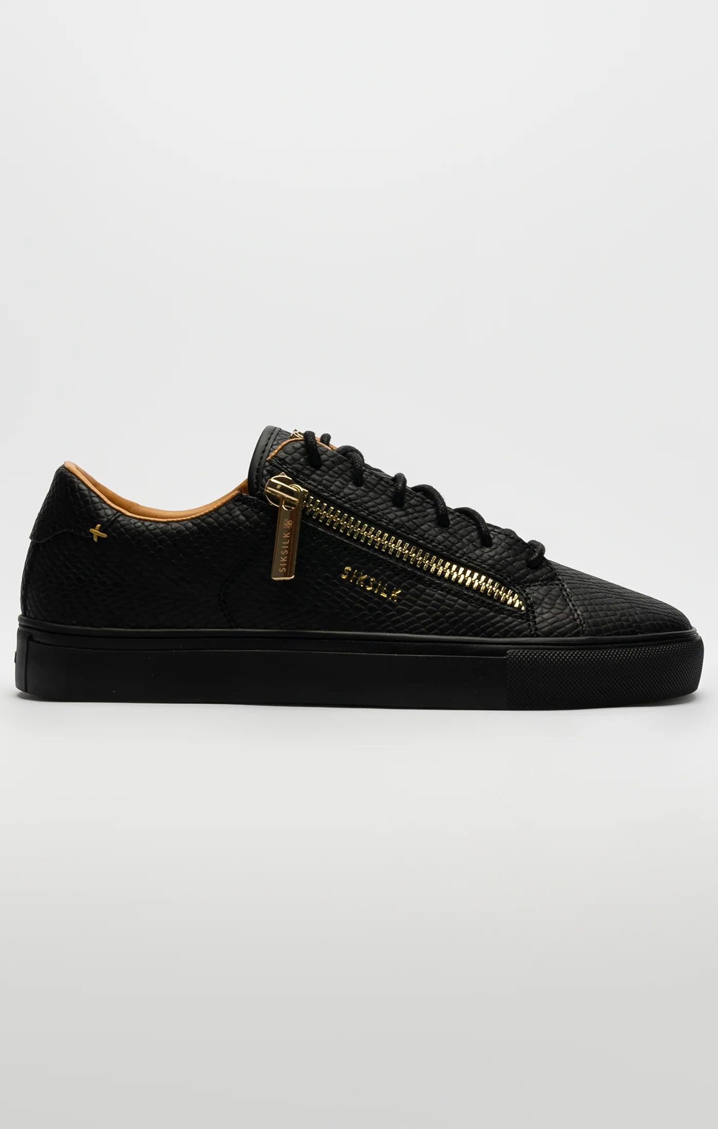 Black Kirkie Snakeskin Effect