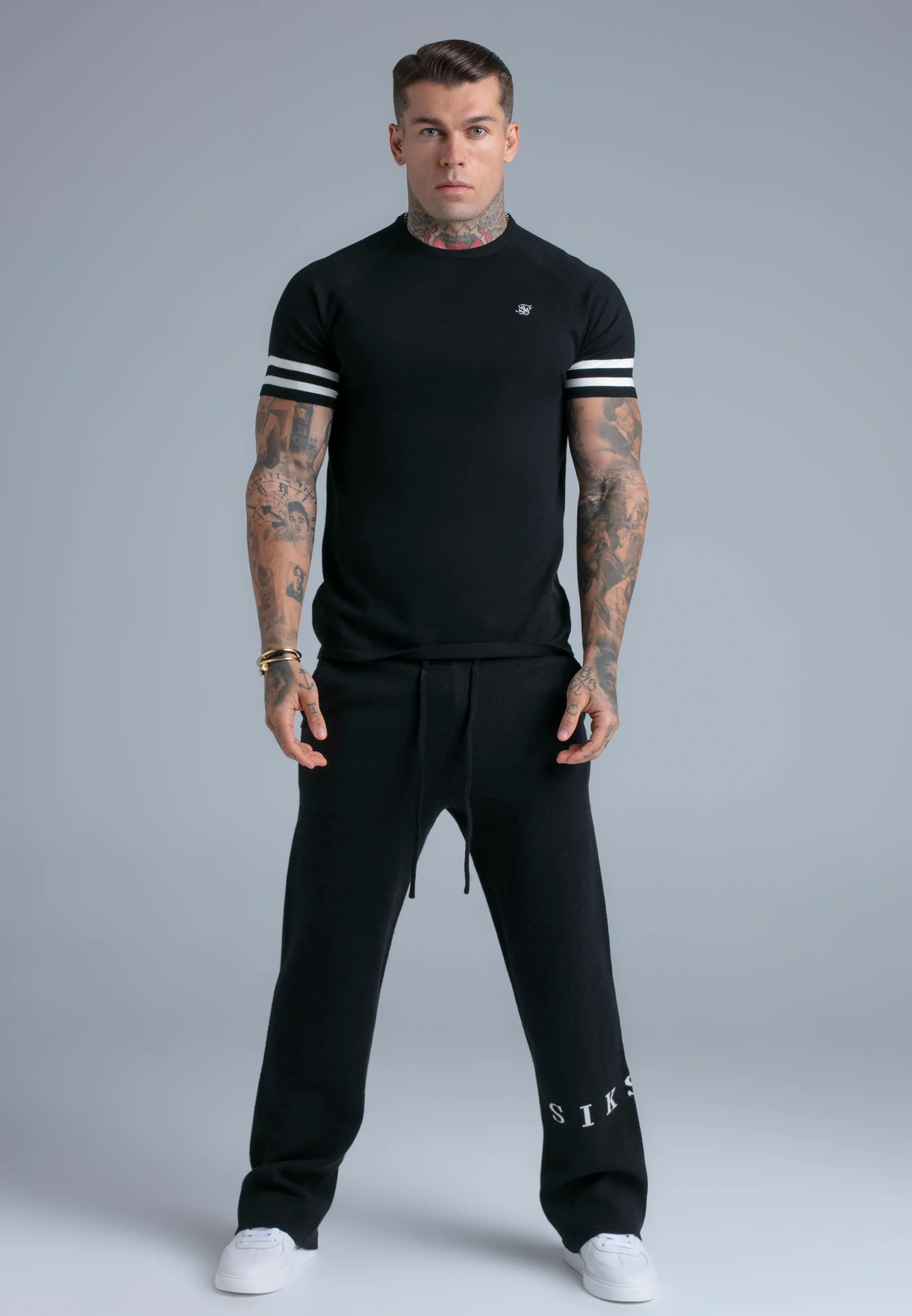 Black Knitted T-Shirt - Image 3