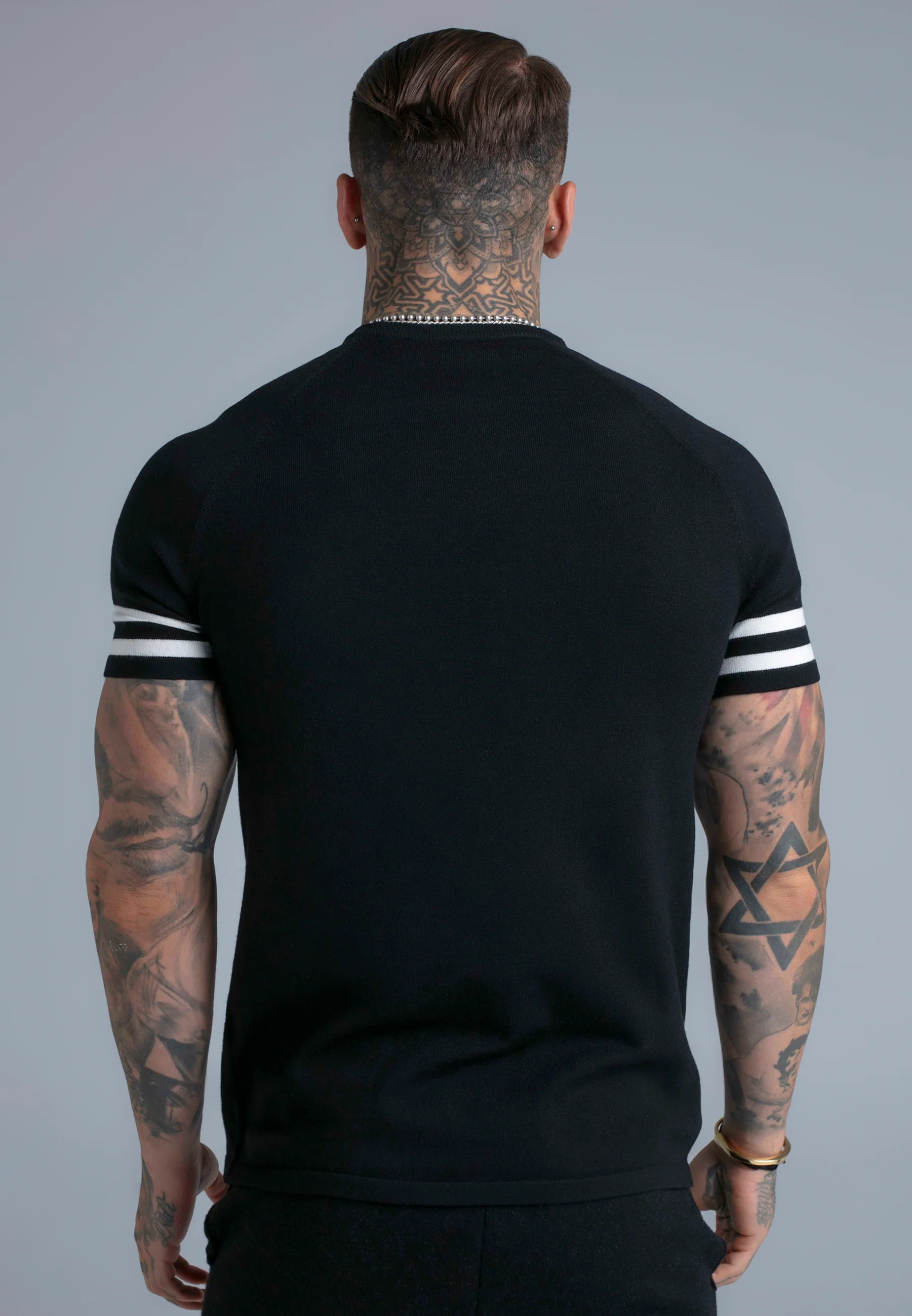 Black Knitted T-Shirt - Image 5