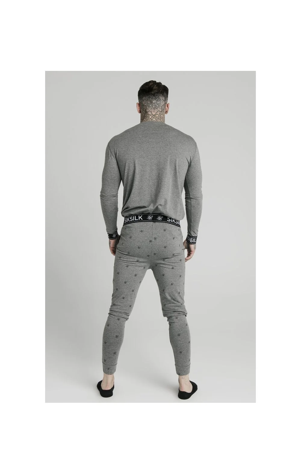 Grey Marl Long Sleeve T-Shirt - Image 5