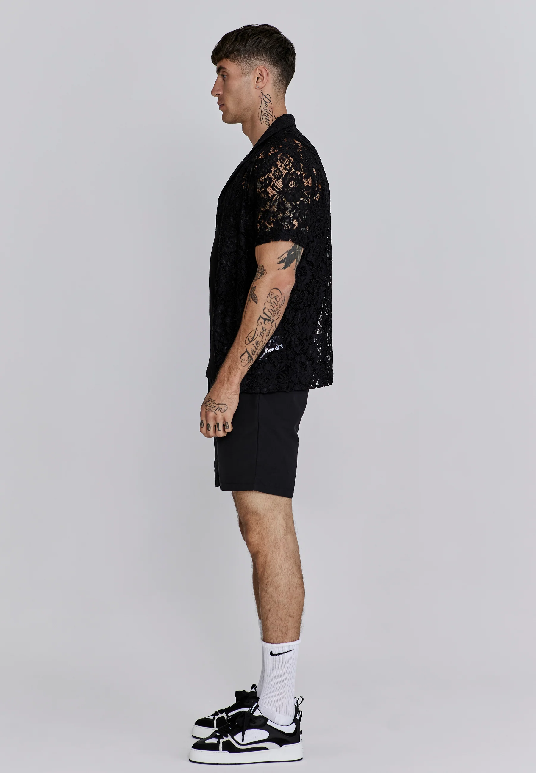 Black Lace Resort Shirt - Image 4