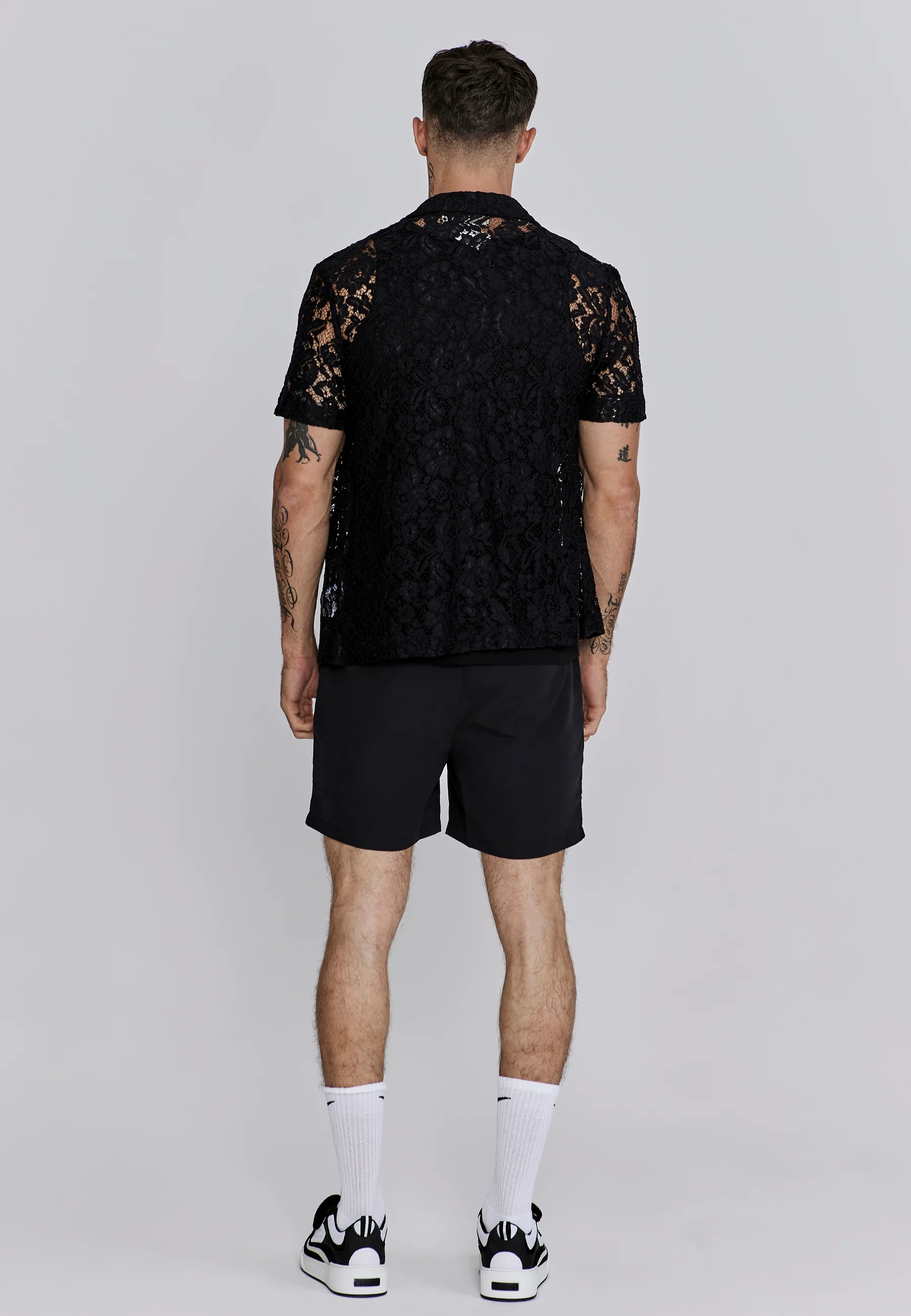 Black Lace Resort Shirt - Image 5
