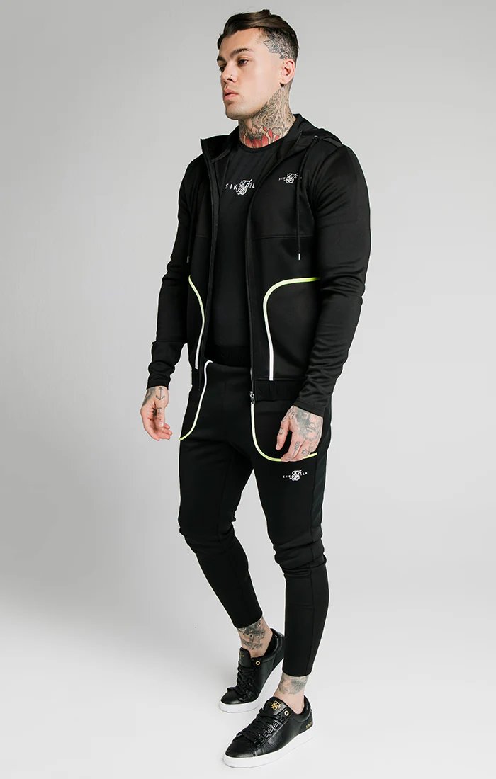 Black Fade Zip-Thru Hoodie - Image 2