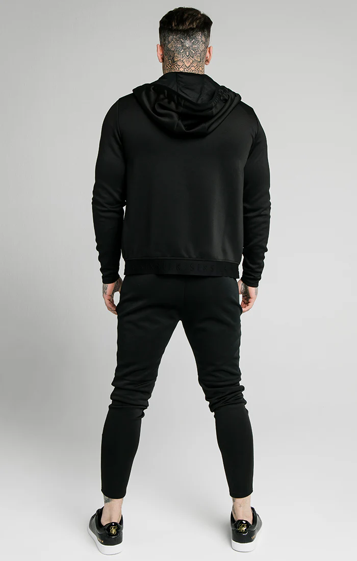 Black Fade Zip-Thru Hoodie - Image 5