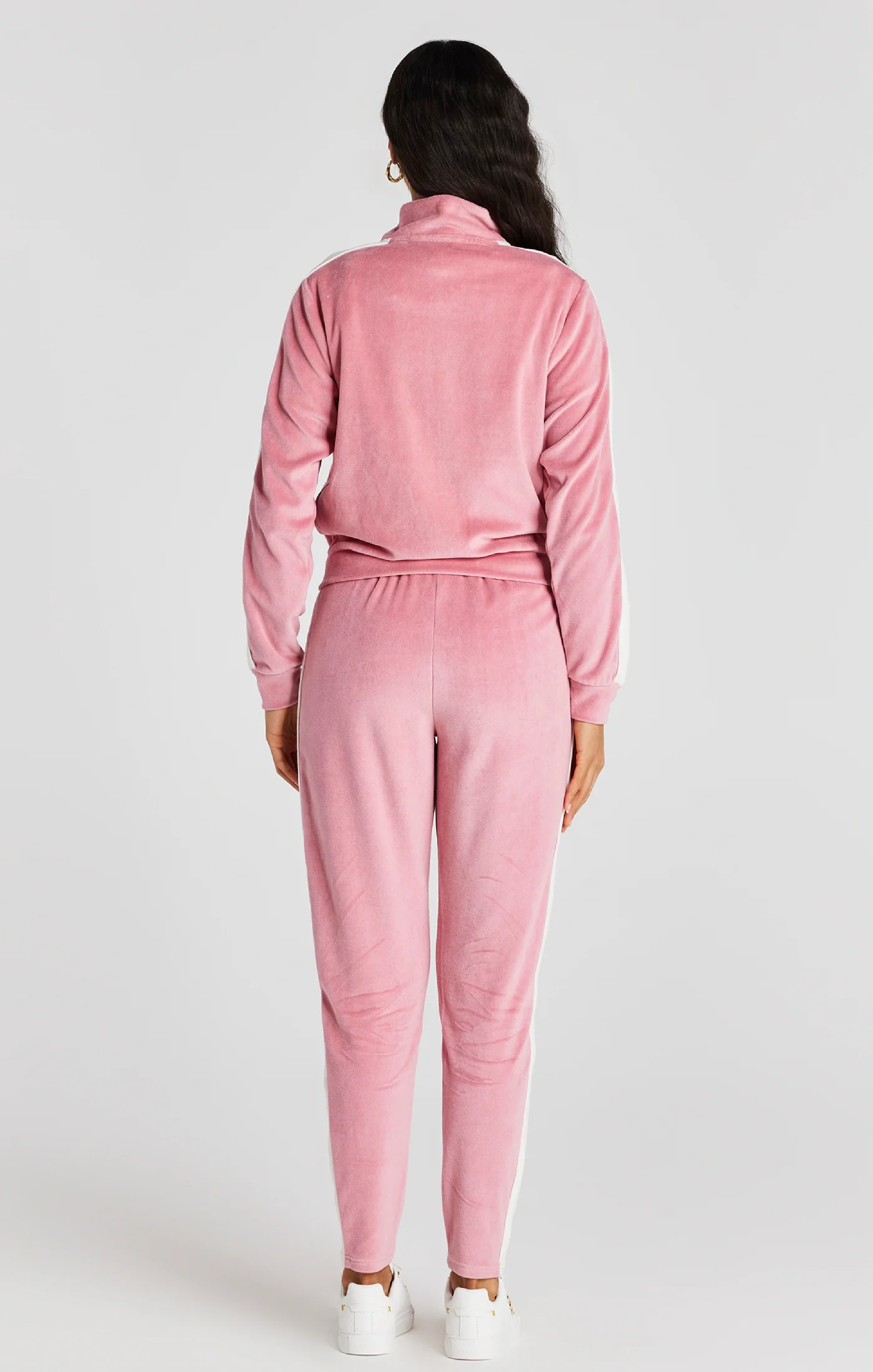 Pink Velour Track Top - Image 5