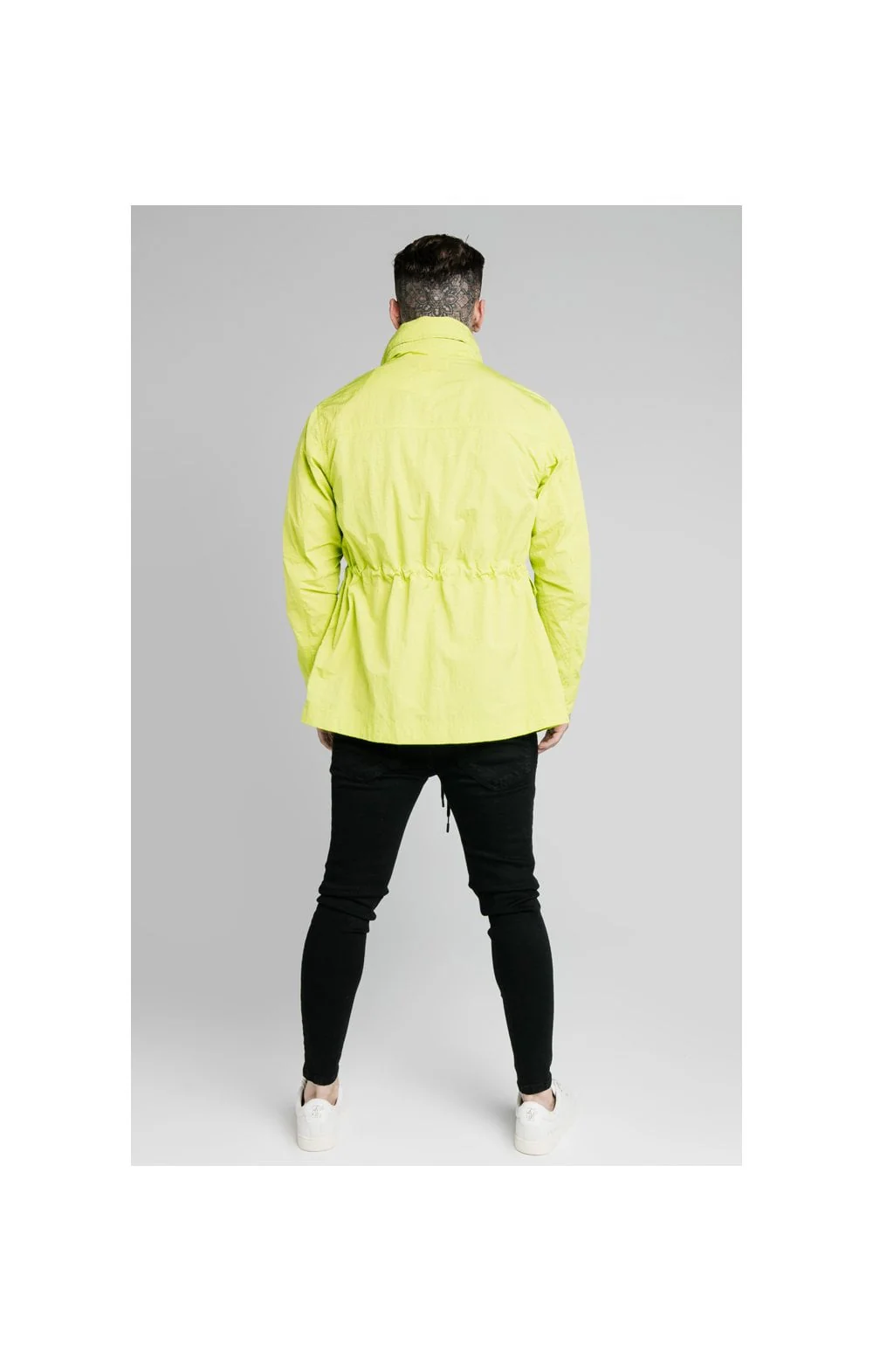 SikSilk Lightweight Zip Jacket - Fluro Green - Image 6