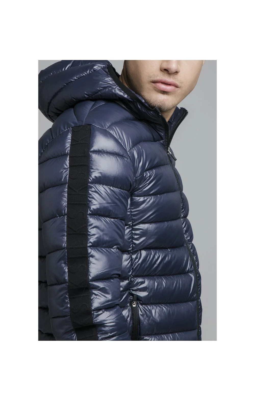 Navy Lightweight Bubble Jacket - Image 3