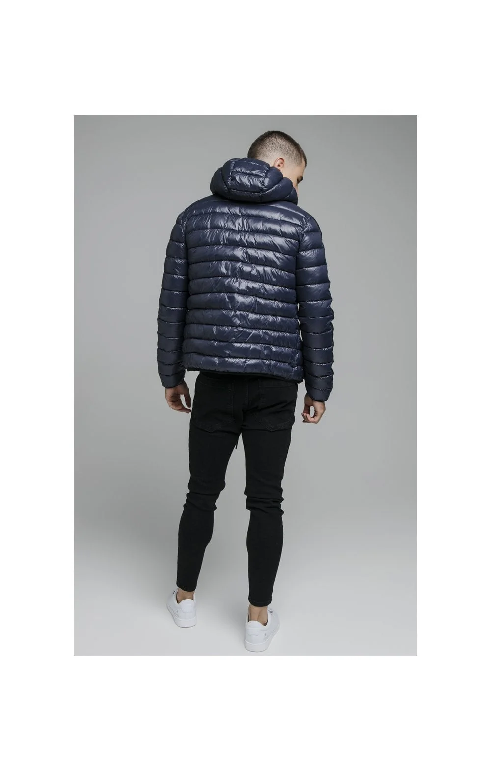 Navy Lightweight Bubble Jacket - Image 7