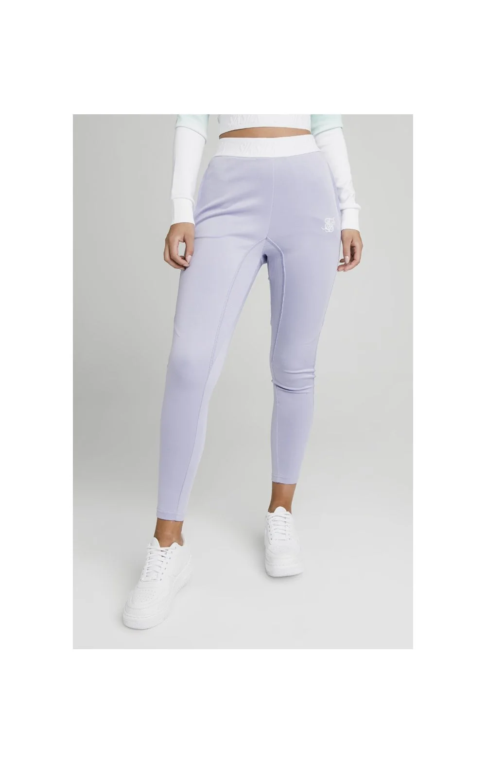 SikSilk Lilac Haze Track Pants - Lilac